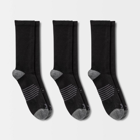 Men's Striped Arch Crew Socks 3pk - All In Motion™ 6-12 : Target