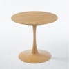 Dolonm Tulip Table Mid-century Dining Table for 2-4 people With Round Mdf Table Top, Pedestal Dining Table - 4 of 4