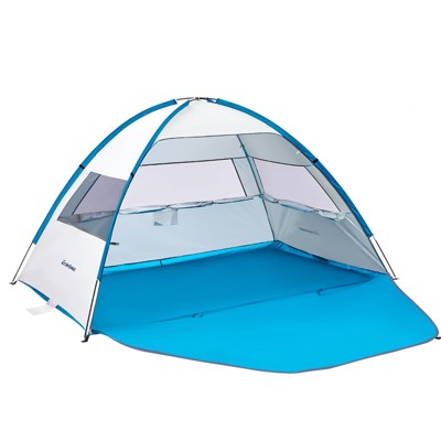 MaseiKar UPF 50+ Beach Tent Sun Shelter for 3/4 Person, Portable Beach Cabana Tent