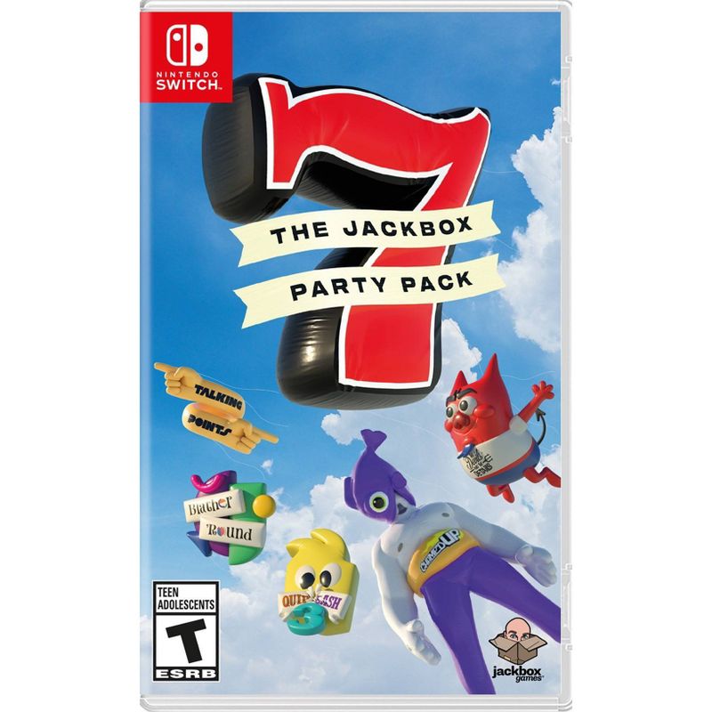 The JackboxParty Pack 7 - Nintendo Switch: Multiplayer Party Games, Quiplash 3, Drawing, Speech Challenges, 1 of 7