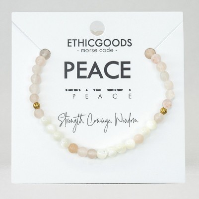 mother of pearl & pink aventurine