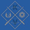 Women's Star Wars: Obi-Wan Kenobi Vader vs Kenobi Crossed Lightsabers Racerback Tank Top - 2 of 4