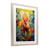 Stupell Industries Colorful Dinosaur in Jungle Framed Print Under Glass Art - 2 of 4