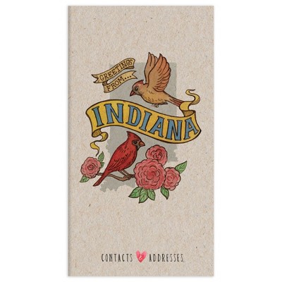 Address Book 3.5" x 6" - Greetings From Indiana