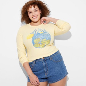 Women's Long Sleeve Graphic T-Shirt - Wild Fable™ - 1 of 3
