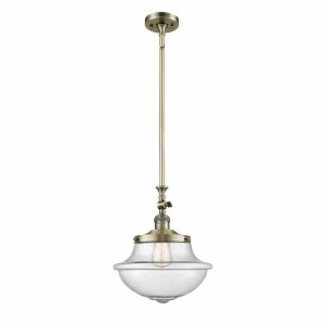 Oxford - 1 Light Mini Pendant In Traditional Style-15 Inches Tall and 11.75 Inches Wide - 1 of 1