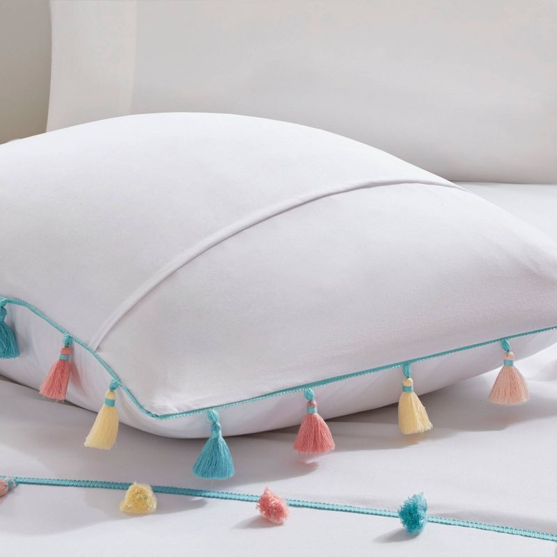 Jamie Tassel Kids' Comforter Set with Heart Shaped Throw Pillow - Mi Zone, 5 of 8