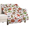 DSANE Merry Christmas Seamless Christmas Throw Blanket Soft Fleece Christmas Blanket Cozy Flannel Throw for Couch Bed - 3 of 4