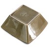 Gibson Elite Kiesling 16 Piece Hard Square Stoneware Dinnerware Set in Taupe and Black - 4 of 4