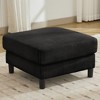 Beautyolove 27.5" Corduroy Upholstered Ottoman with Hidden Storage(Set of 2) - 4 of 4