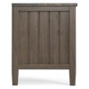 50" Solid Wood Low TV Stand with Handcrafted Finish, Cord Management, and Spacious Drawers for Living Room and Bedroom - 3 of 4