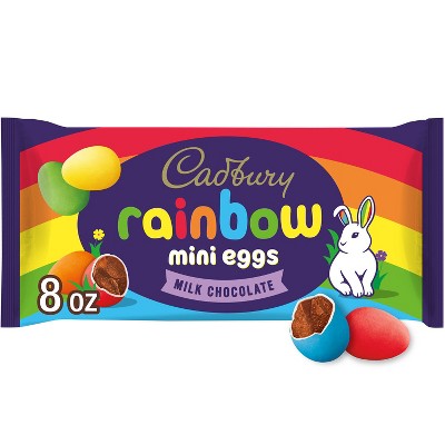 Cadbury Mini Eggs Milk Chocolate Rainbow Easter Candy - 8oz