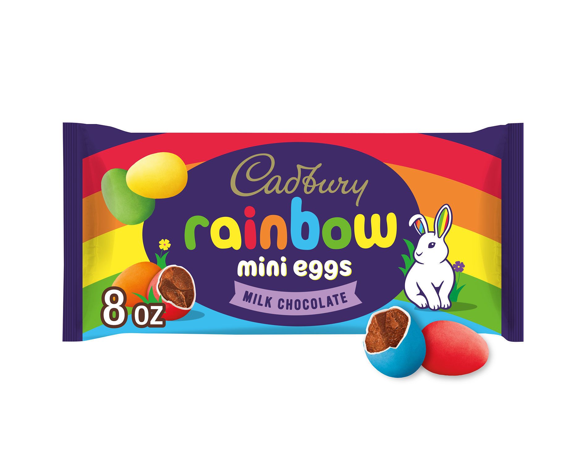 Cadbury Mini Eggs Milk Chocolate Rainbow Easter Candy - 8oz