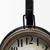 HomeRoots Metallic Brown Metal Hanging Desk Table Clock - 4 of 4