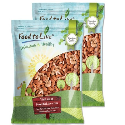 Dry Roasted Almonds and Cashews Mix - by Food To Live