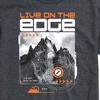 Men's - Instant Message - Live On The Edge Short Sleeve Graphic T-Shirt - 2 of 4