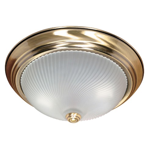 Ceiling Lights Flush Mount Antique Brass Aurora Lighting