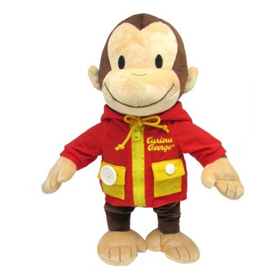 life size curious george stuffed animal