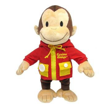 Kids Preferred Learn to Dress Curious George Plush