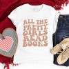 The Juniper Shop Pretty Girls Read Books Youth Short Sleeve Tee - 4 of 4