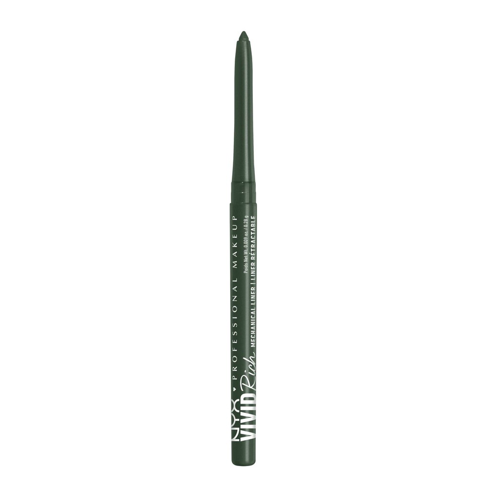 Photos - Eye / Eyebrow Pencil NYX Professional Makeup Vivid Rich Mechanical Eye Pencil - 08 Emerald Empi 