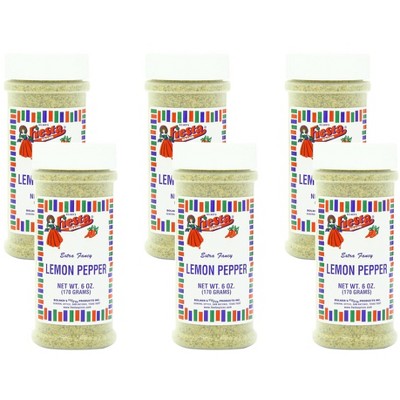 Fiesta Lemon Pepper Seasoning - 6 pack, 6 oz