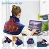 Weighted Heating Pad for Neck and Shoulders, Large Electric Fast Heating Pad for Pain Relief and Deep Pressure Therapy for Neck Pain and Cramps - 3 of 4