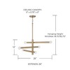Capital Lighting Zane 6 - Light Chandelier in  Aged Brass - 3 of 3