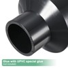 Unique Bargains Water Line Straight UReducer Pipe Fitting Reducing Coupling Connector Black - 4 of 4