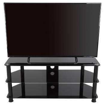 Cable Management TV Stand for TVs up to 55" Black - AVF