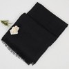 Anna-Kaci Lightweight Solid Cotton Linen Scarf Large Long Gauze Beach Wrap Shawl 78 Inches - 3 of 4