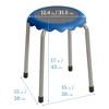 ECR4Kids Daisy Stackable Stool Set, 8-Piece - 2 of 4