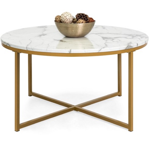 Best Choice Products 36in Faux Marble, Best Round Coffee Table