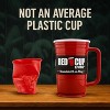 Red Cup Living 24Oz Tumbler Cup with Lid & Straw, Insulated Reusable Plastic Cup for Hot & Cold Drinks, Coffee Tumbler, Summer Party Cup - 3 of 4