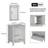 ELECWISH 24 in. W x 19 in. D x 32 in. H Bath Vanity - 3 of 4