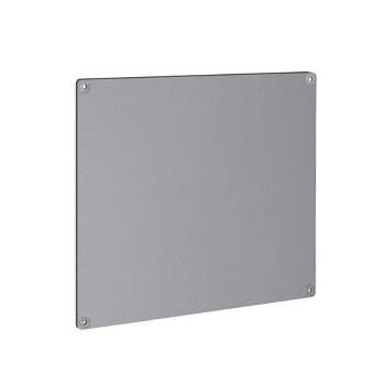 Azar Displays Metal Magnetic Board Panel for Pegboard or Wall Mount 15.75"L x 13.75"H, 2-Pack