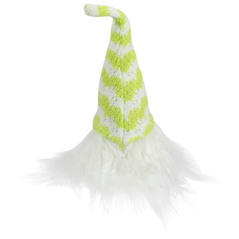 Northlight 7.5" Lime Green and White Striped Hat Spring Gnome, 5 of 6