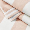 Isla Jade 4pk Oversized Cotton Pastel Cabana Beach Towels - 3 of 4