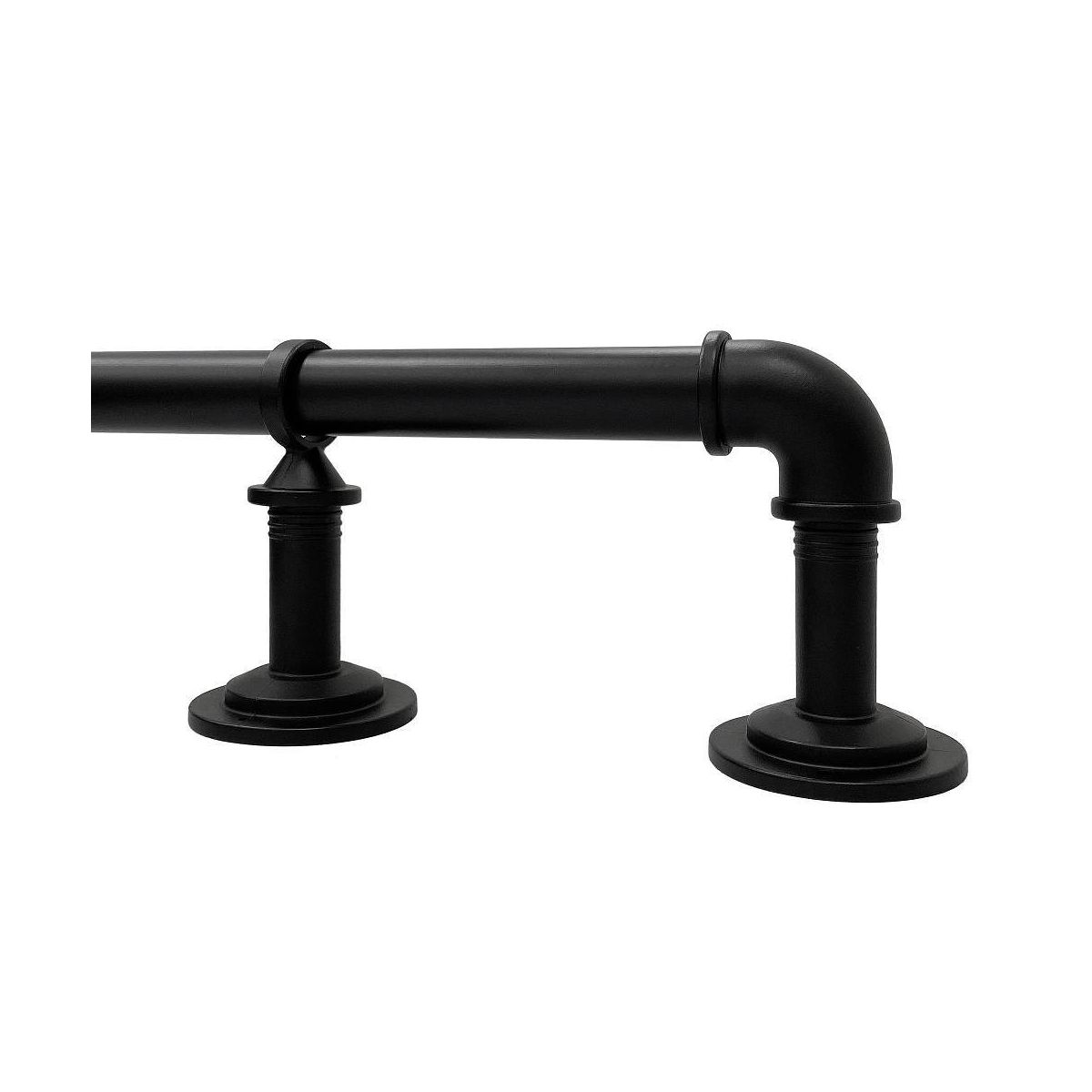 Lumi Home Furnishings Wraparound Single Steel Curtain Rod - thumbnail 5