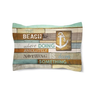 Laural Home Beach Mantra 20" x 26" Comforter Sham