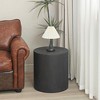 NicBex 3-Piece Rustic Stump Nesting Tables, Wooden Round End Tables, Decorative Side Table, Plant Stands, Small Coffee Table, Distressed Nightstand - 2 of 4