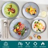 vancasso 16-Piece Dinnerware Sets Stoneware Dinner Set For 4 People Gray Color - 3 of 4