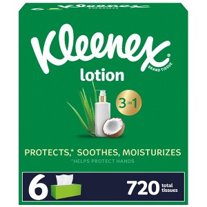 Kleenex Lotion 3-Ply Facial Tissue - 1 of 4