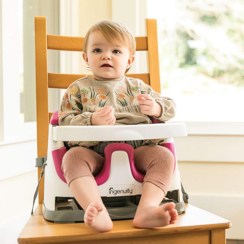 Ingenuity Baby Base 2-in-1 Booster Feeding and Floor Seat with Self-Storing Tray, 6 of 22