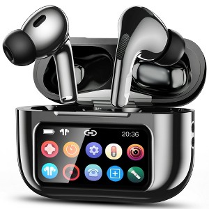 VEAT00L A9 ANC+ENC Earbuds with Smart Touch Screen,Bluetooth 5.4, HiFi Stereo Multiple EQ settings - 1 of 4