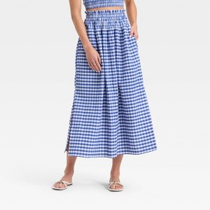 Women's Smocked Maxi A-Line Skirt - Universal Thread™ - 1 of 3