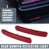 Unique Bargains Rear Bumper Reflector Light 81920-0E021 81910-0E041 for Toyota Highlander 2011-2013 Left Right Side Red 1 Pair - 2 of 4