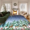 Christmas Area Rugs for Living Room, Winter Holiday Home Decor Rugs for Bedroom, Soft Non Slip Decorative Carpet for Dining Room - 4 of 4