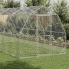 vidaXL Chicken Run Galvanized Steel Large Durable Chicken Run - 2 of 4