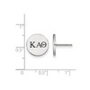 Black Bow Jewelry Sterling Silver Kappa Alpha Theta Greek Life Stud Earrings - 2 of 3